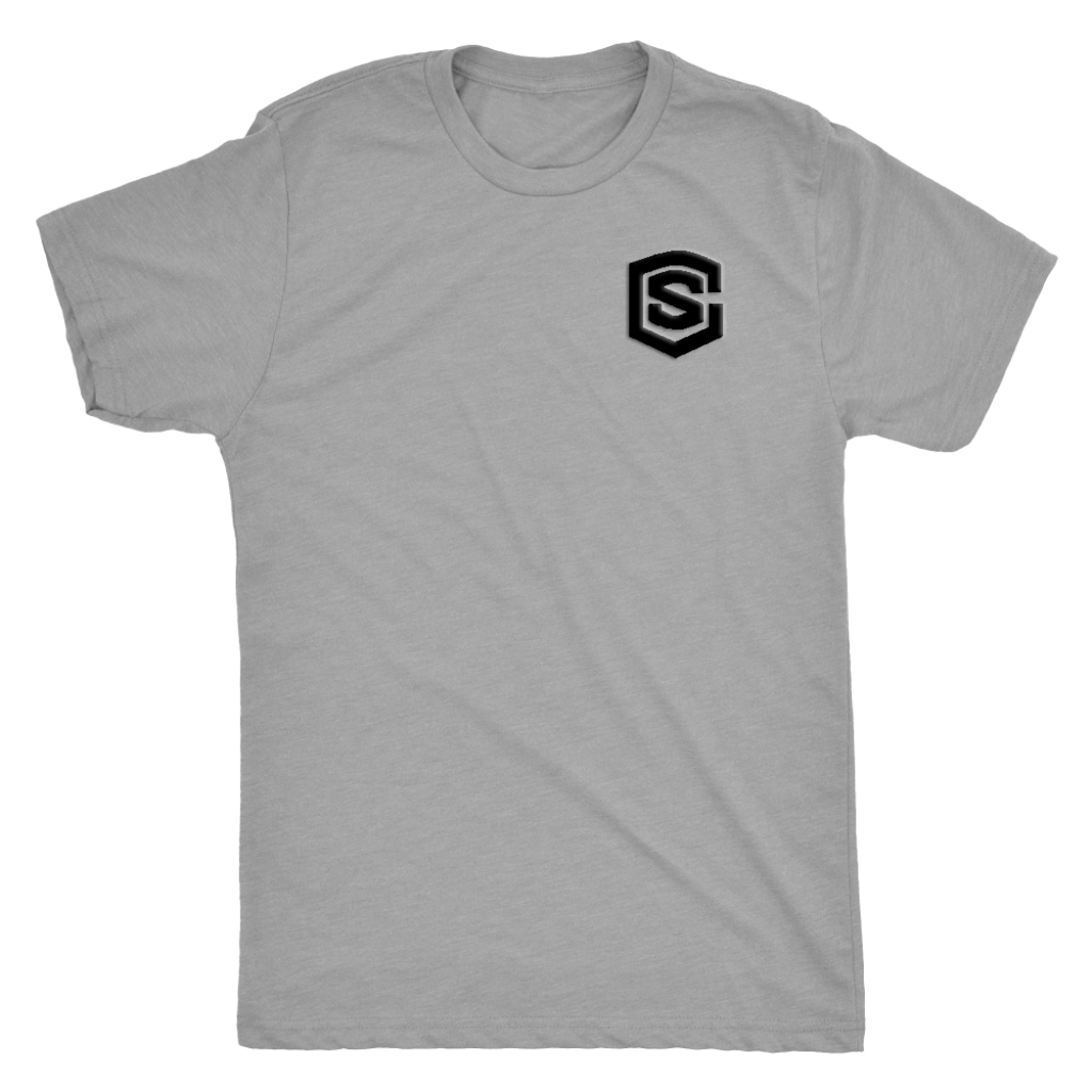 Next Level Mens Triblend BLACK LOGO