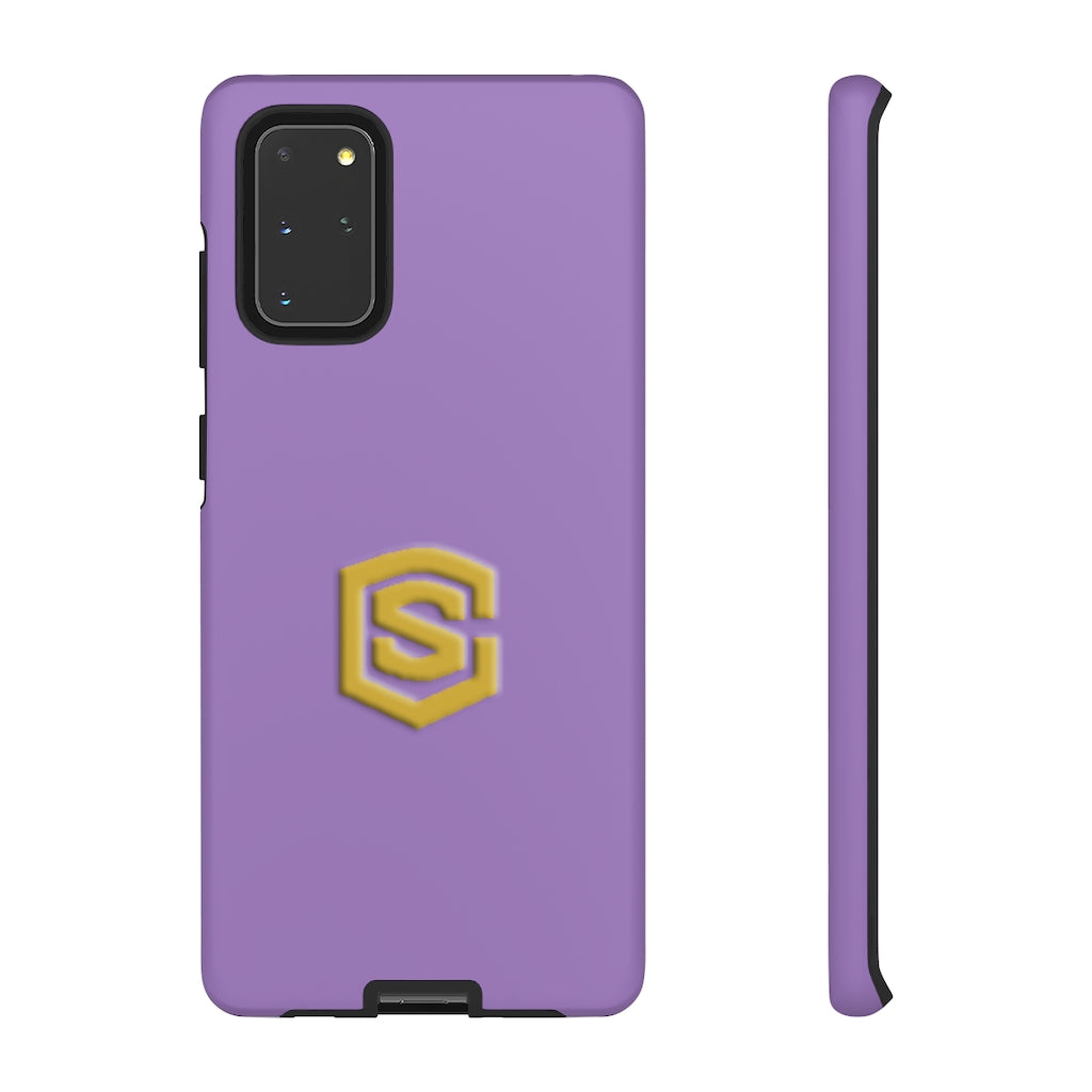 Purple Tough Cases Gold Logo