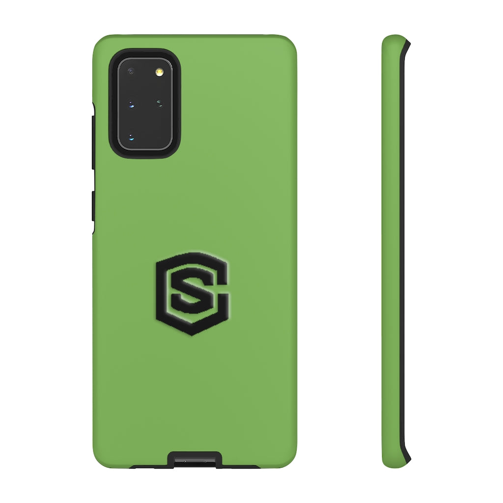Green Tough Cases Black Logo