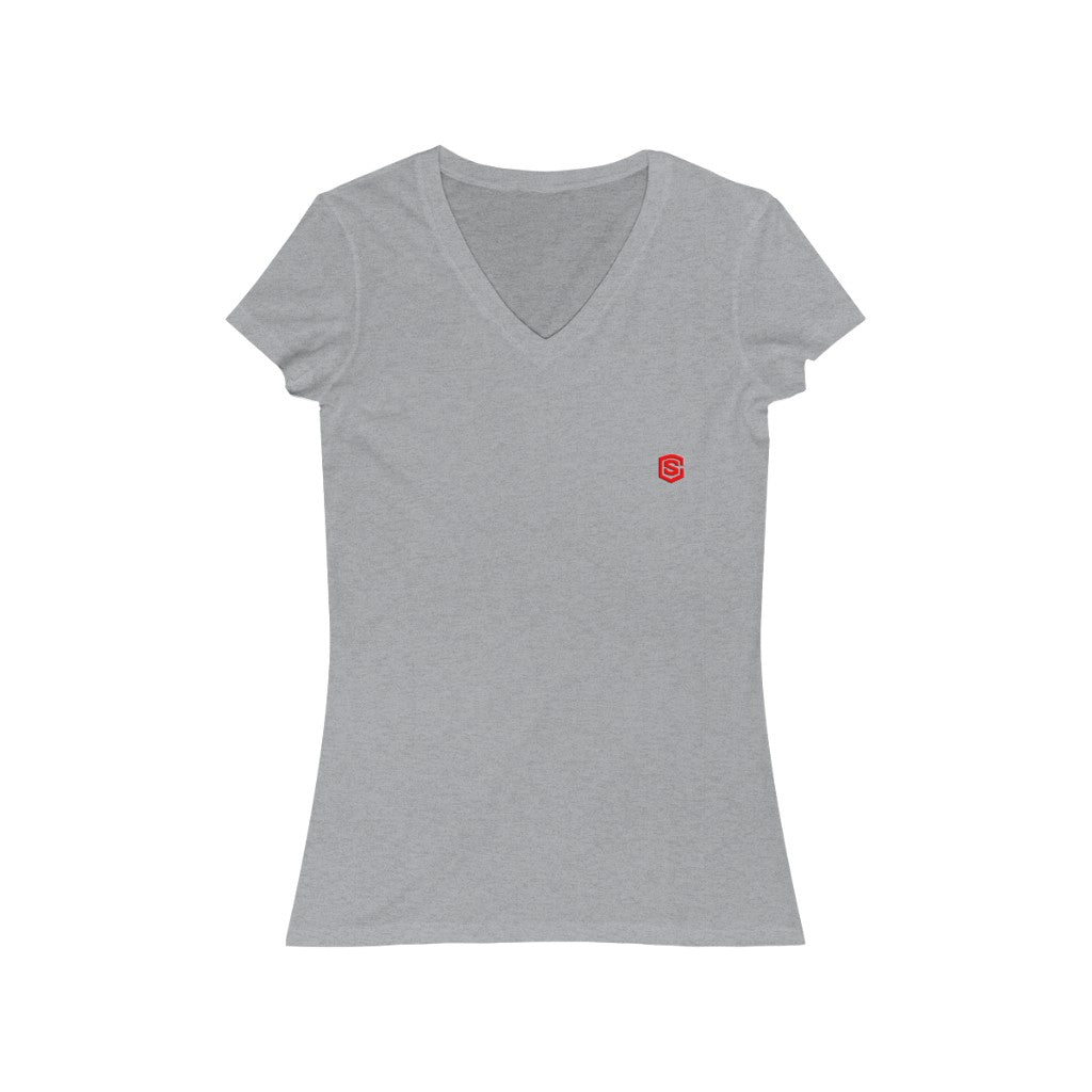 Women's Jersey Short Sleeve V-Neck Tee