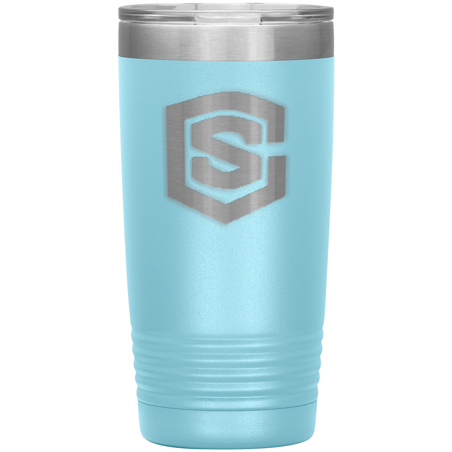 20oz Vacuum Tumbler Silver Logo