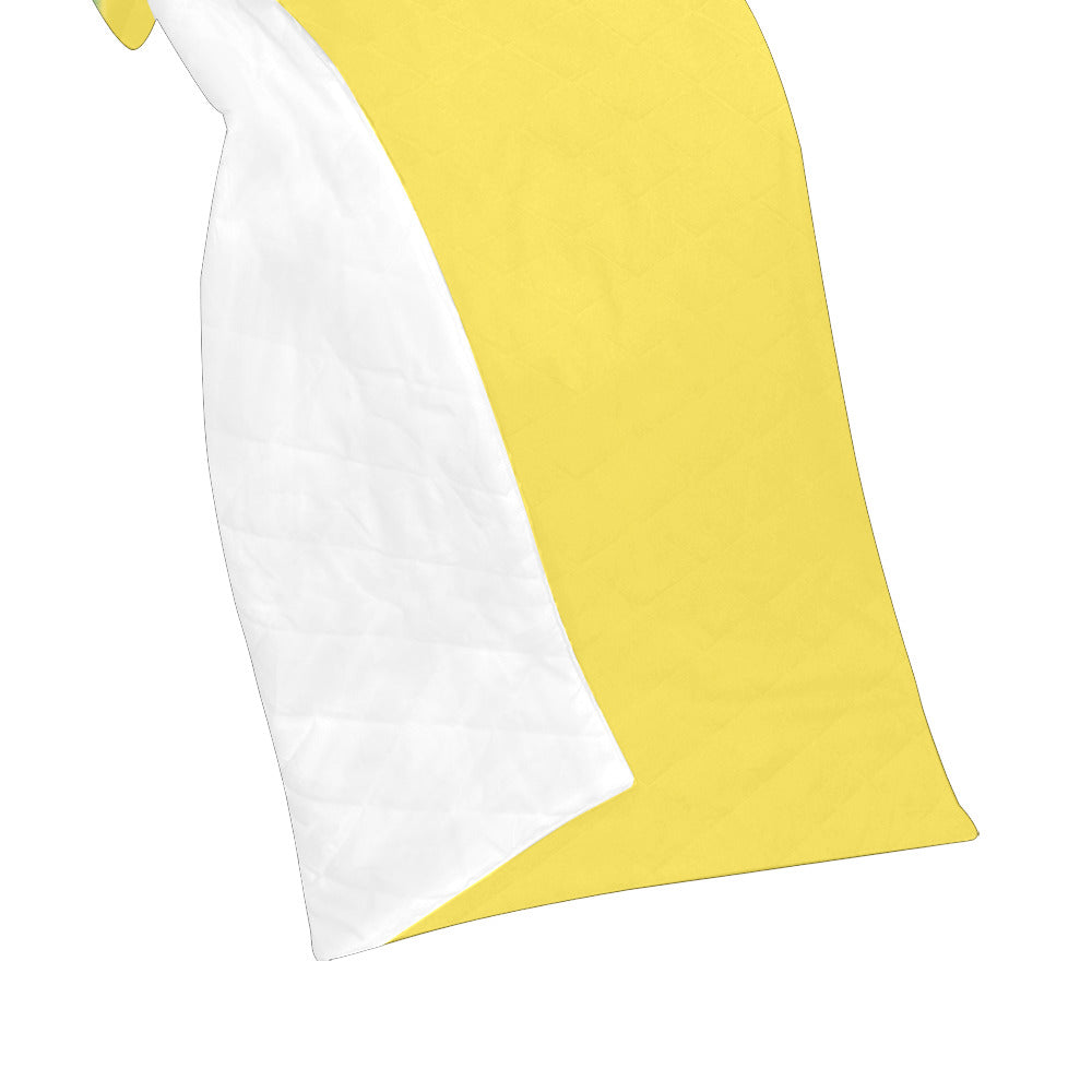 Yellow Custom Quilt Yellow Logo Custom Quilt 50" x 60"