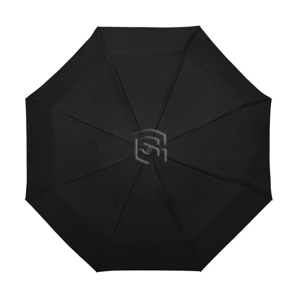 Black Anti-UV Automatic Umbrella With Black Logo Anti-UV Automatic Umbrella(Outside Printing)(Model U09)