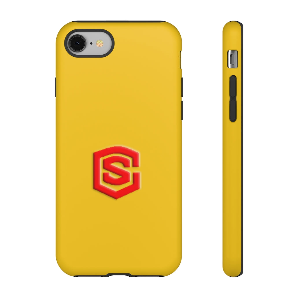 Yellow Tough Cases Red Logo
