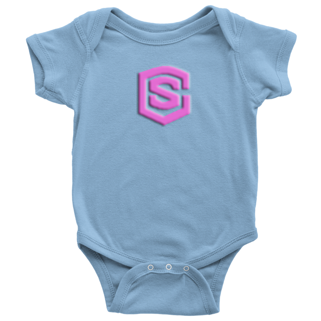 Baby Bodysuit WITH PINK LOGO