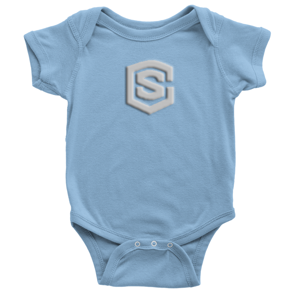 Baby Bodysuit WITH SILVER LOGO