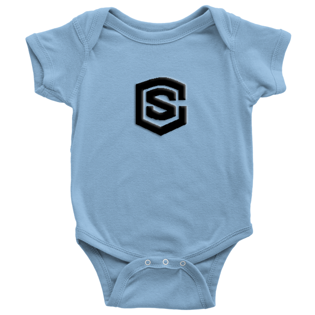 Baby Bodysuit WITH BLACK LOGO