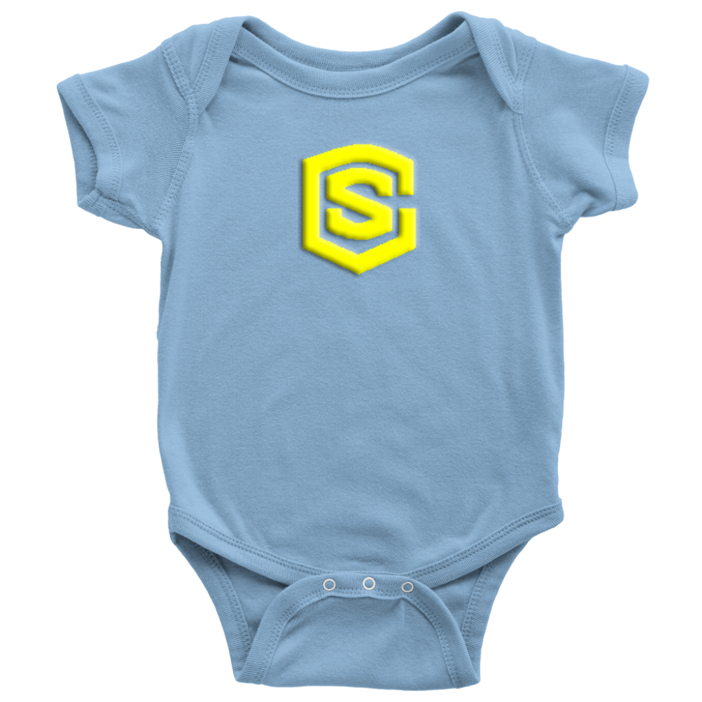Baby Bodysuit WITH YELLOW LOGO