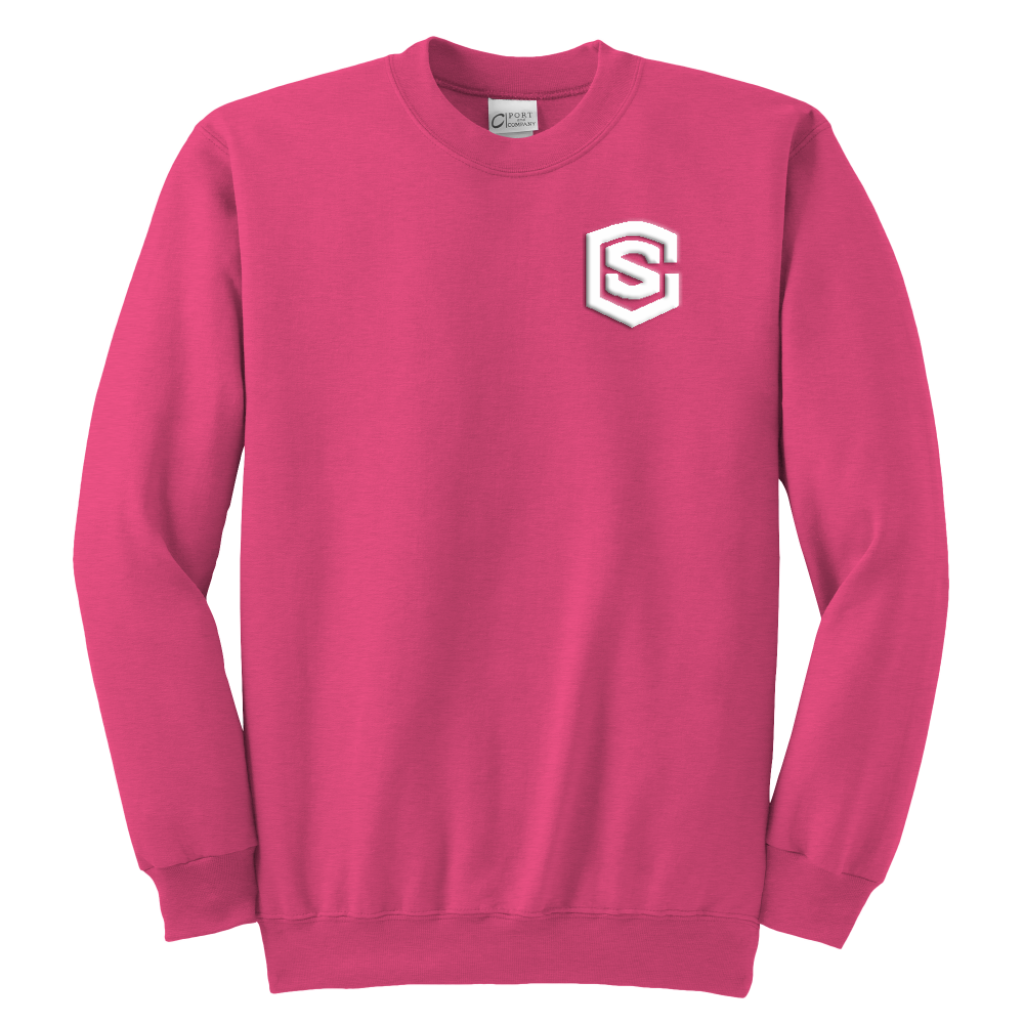 Youth Crewneck Sweatshirt WITH WHITE LOGO