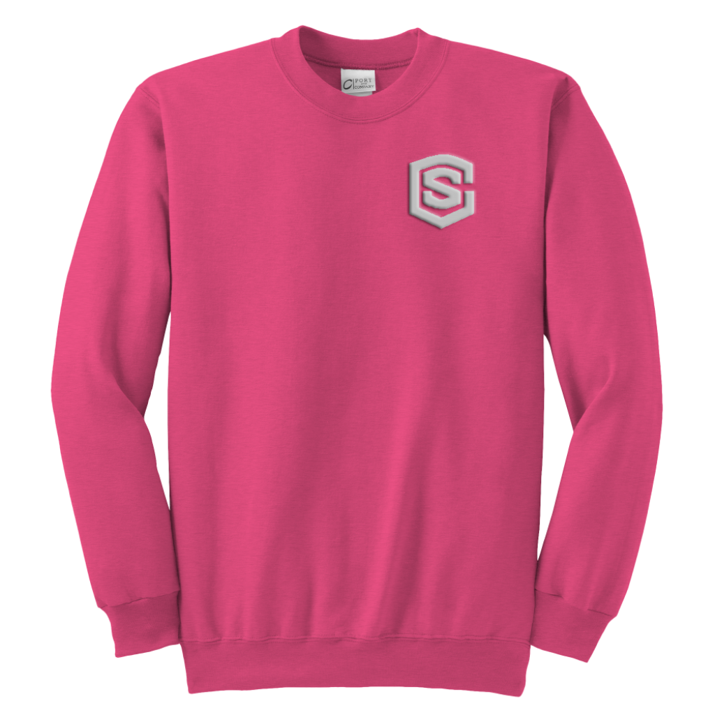 Youth Crewneck Sweatshirt WITH SILVER LOGO