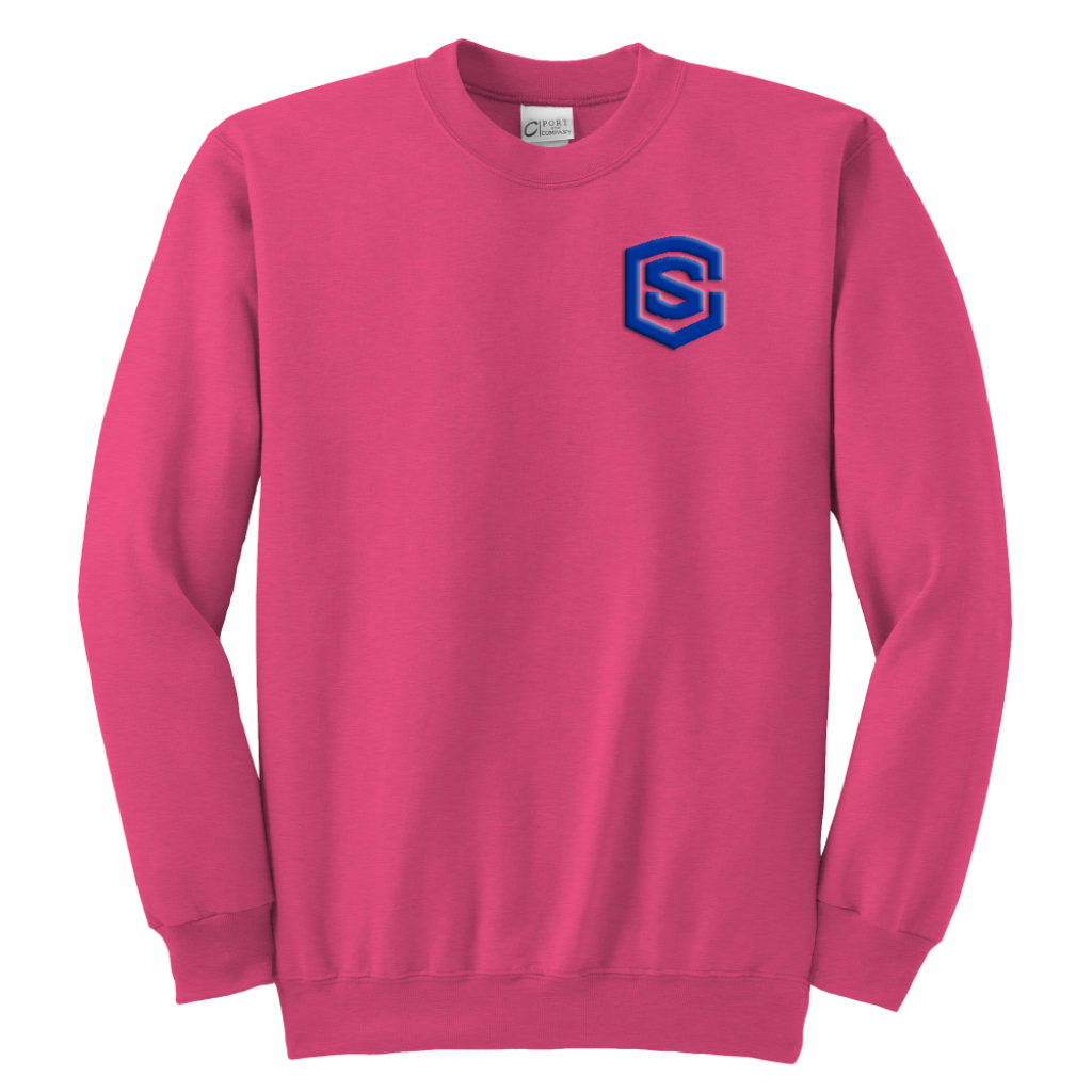 Youth Crewneck Sweatshirt WITH BLUE LOGO