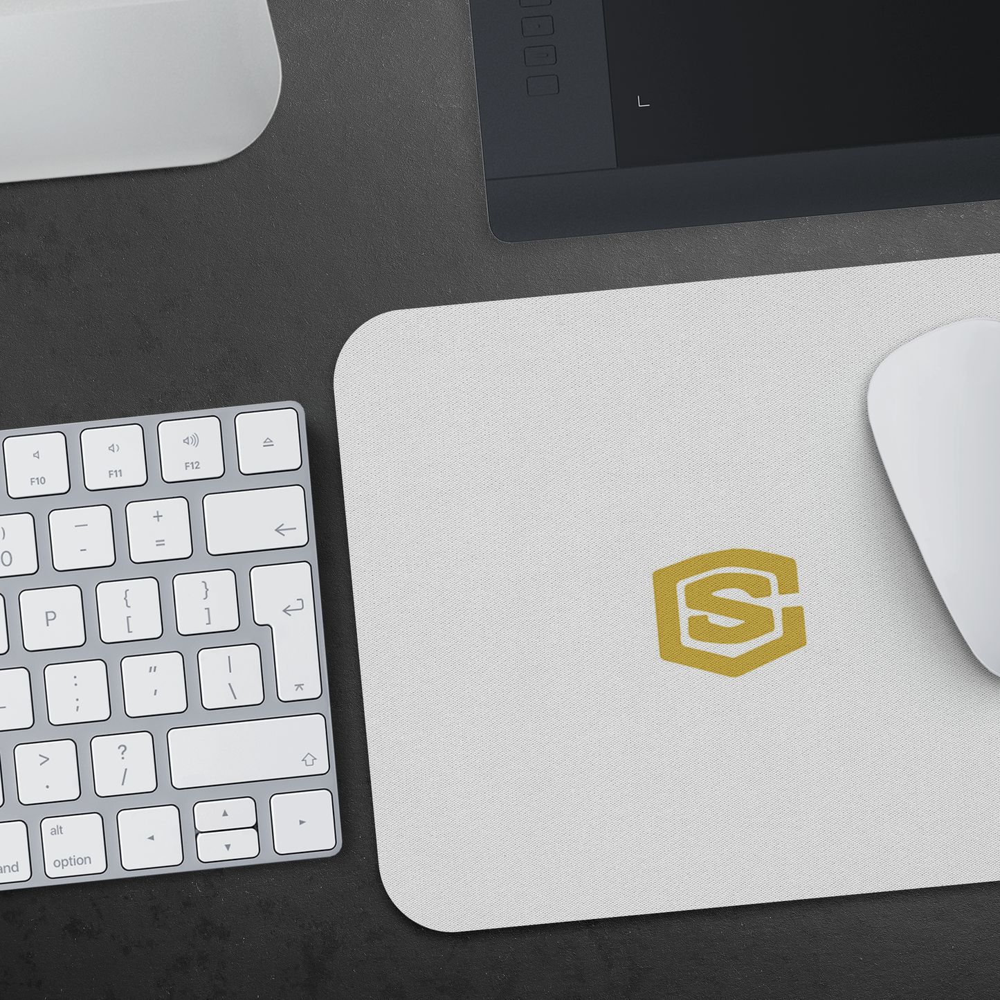 Personalized Mousepad WITH GOLD LOGO