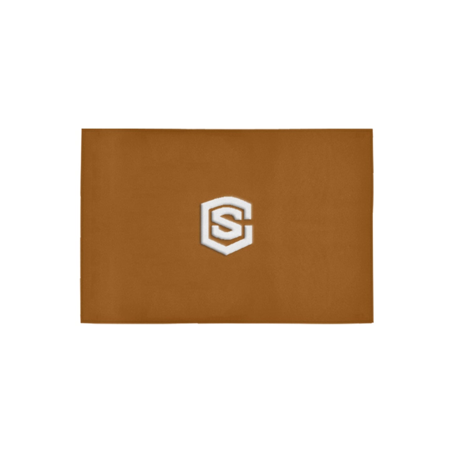Brown Doormat 24" x 16" (Sponge Material) with White Logo Doormat 24" x 16" (Sponge Material)