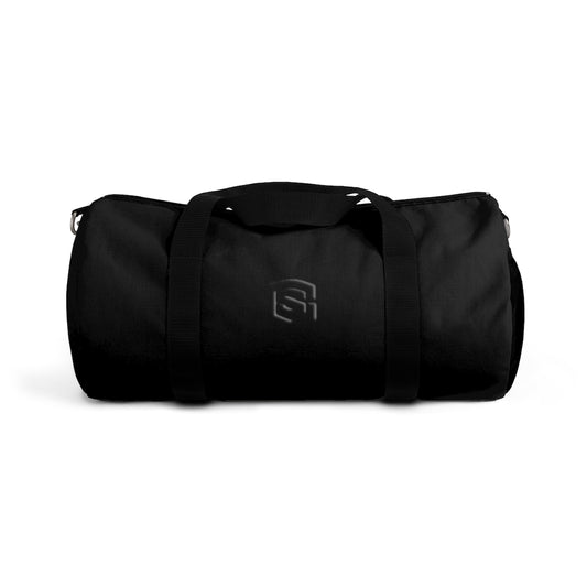 Black Duffel Bag Black Logo
