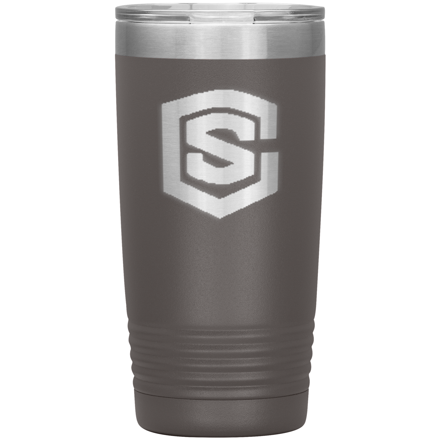 20oz Vacuum Tumbler Silver Logo