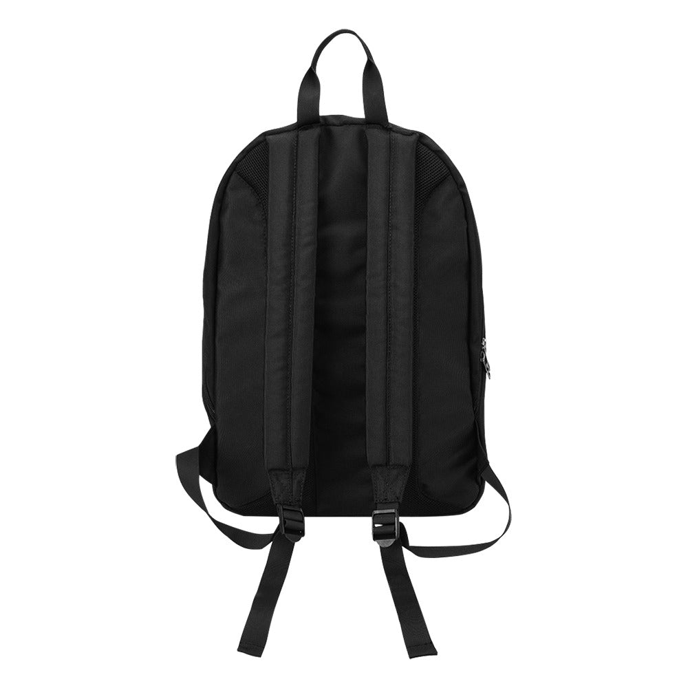 Black Travel Backpack With Grey Logo Travel Backpack(Large Capacity)(Model 1691)