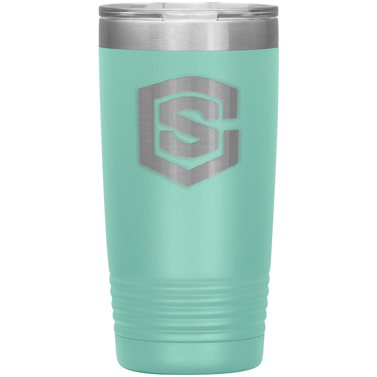 20oz Vacuum Tumbler Silver Logo