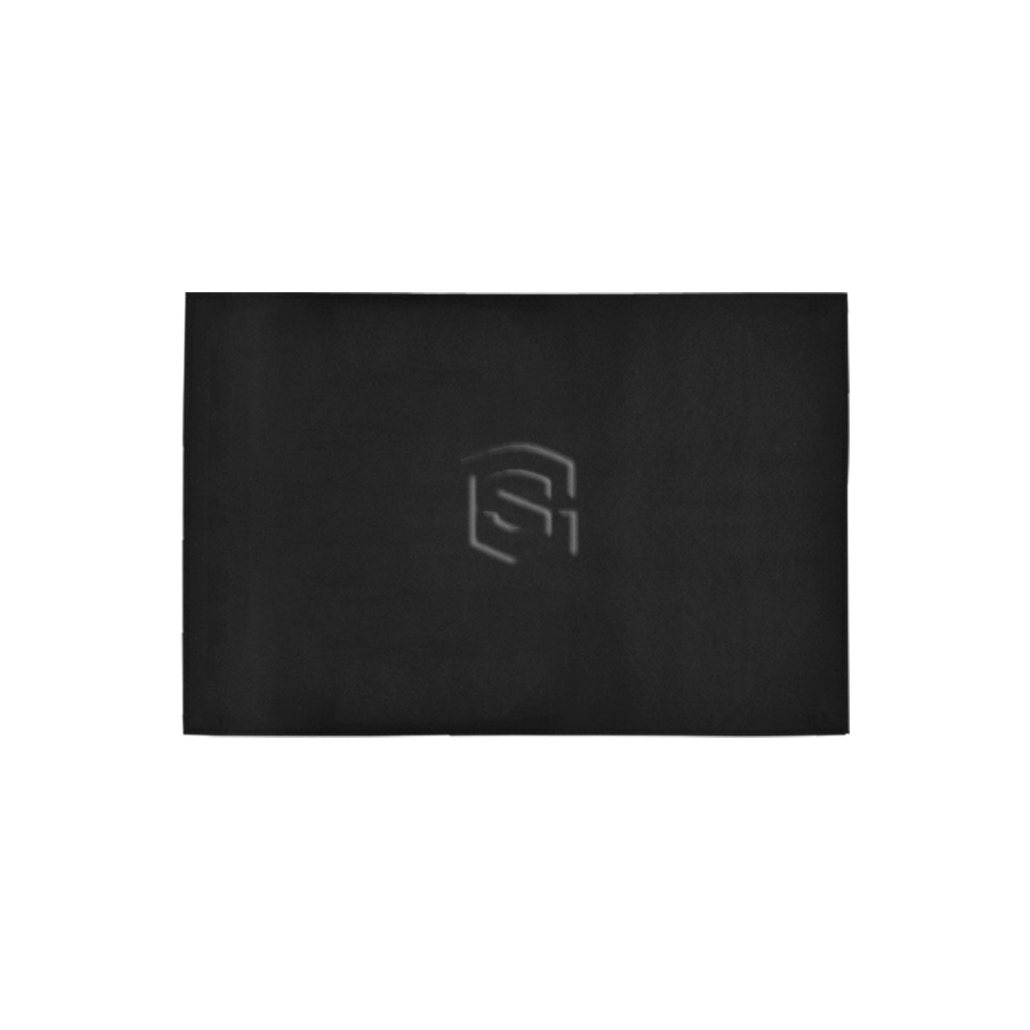 Black Doormat 24" x 16" (Sponge Material) with Black Logo Doormat 24" x 16" (Sponge Material)
