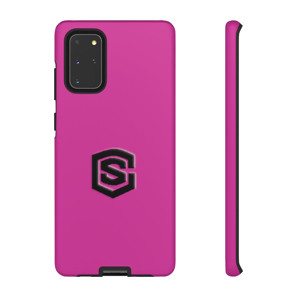 Purple Tough Cases Black Logo