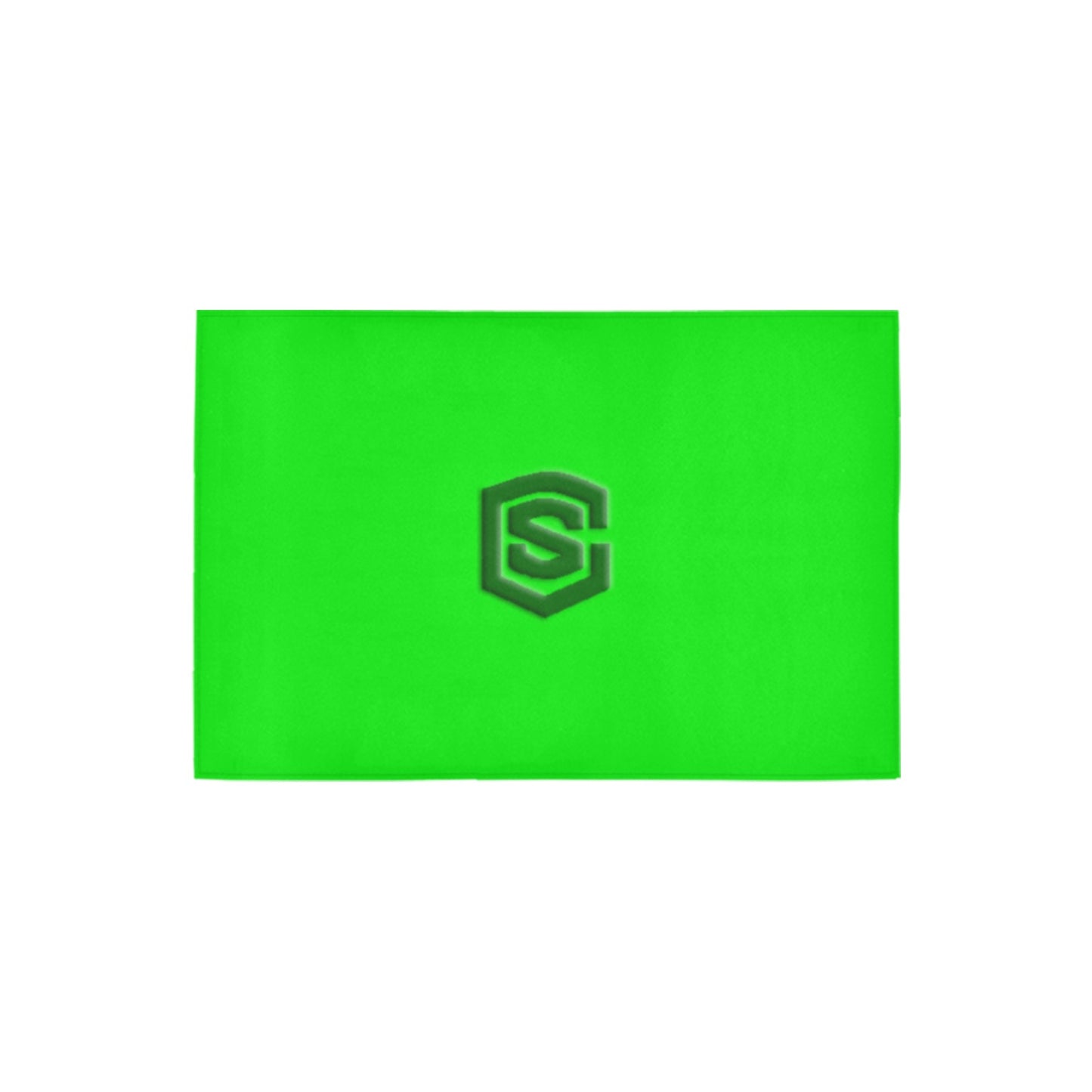Green Doormat 24" x 16" (Sponge Material) with Green Logo Doormat 24" x 16" (Sponge Material)