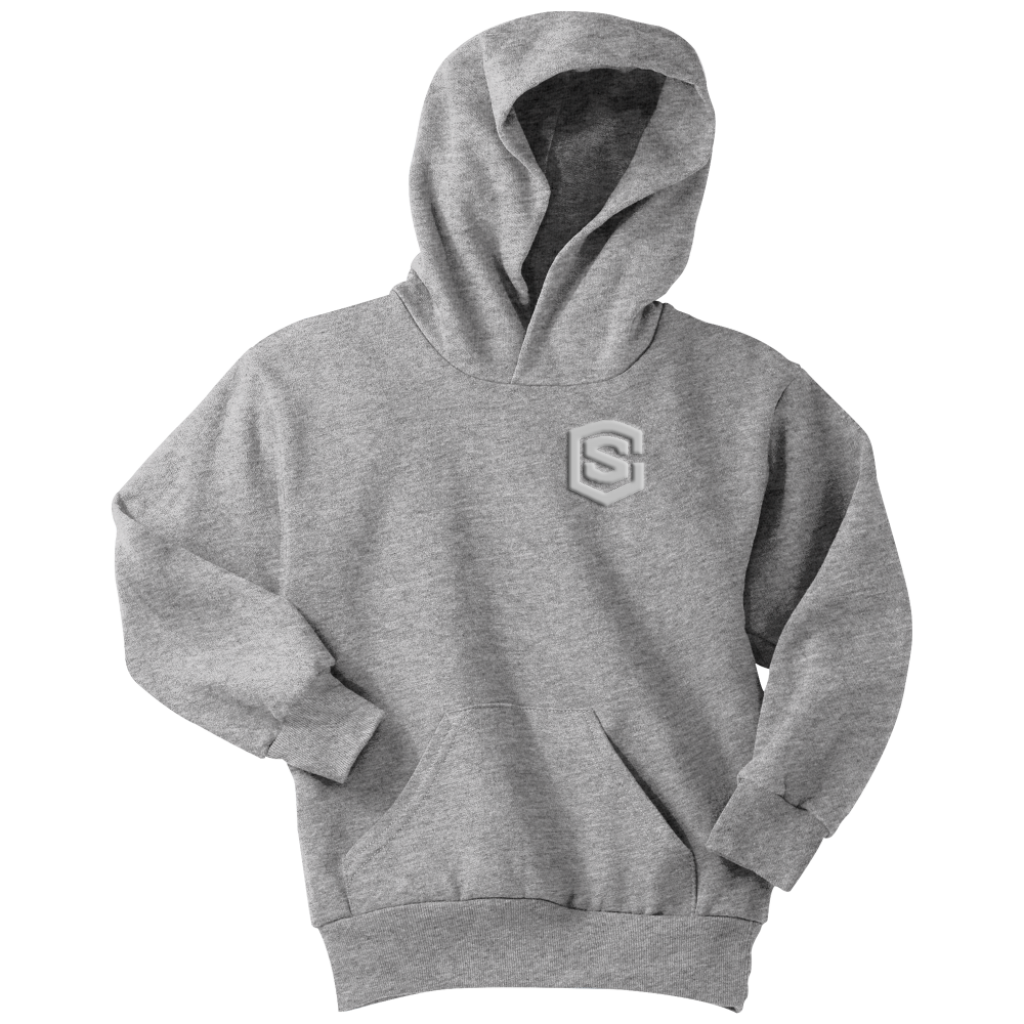 Youth Hoodie WITH SILVER LOGO