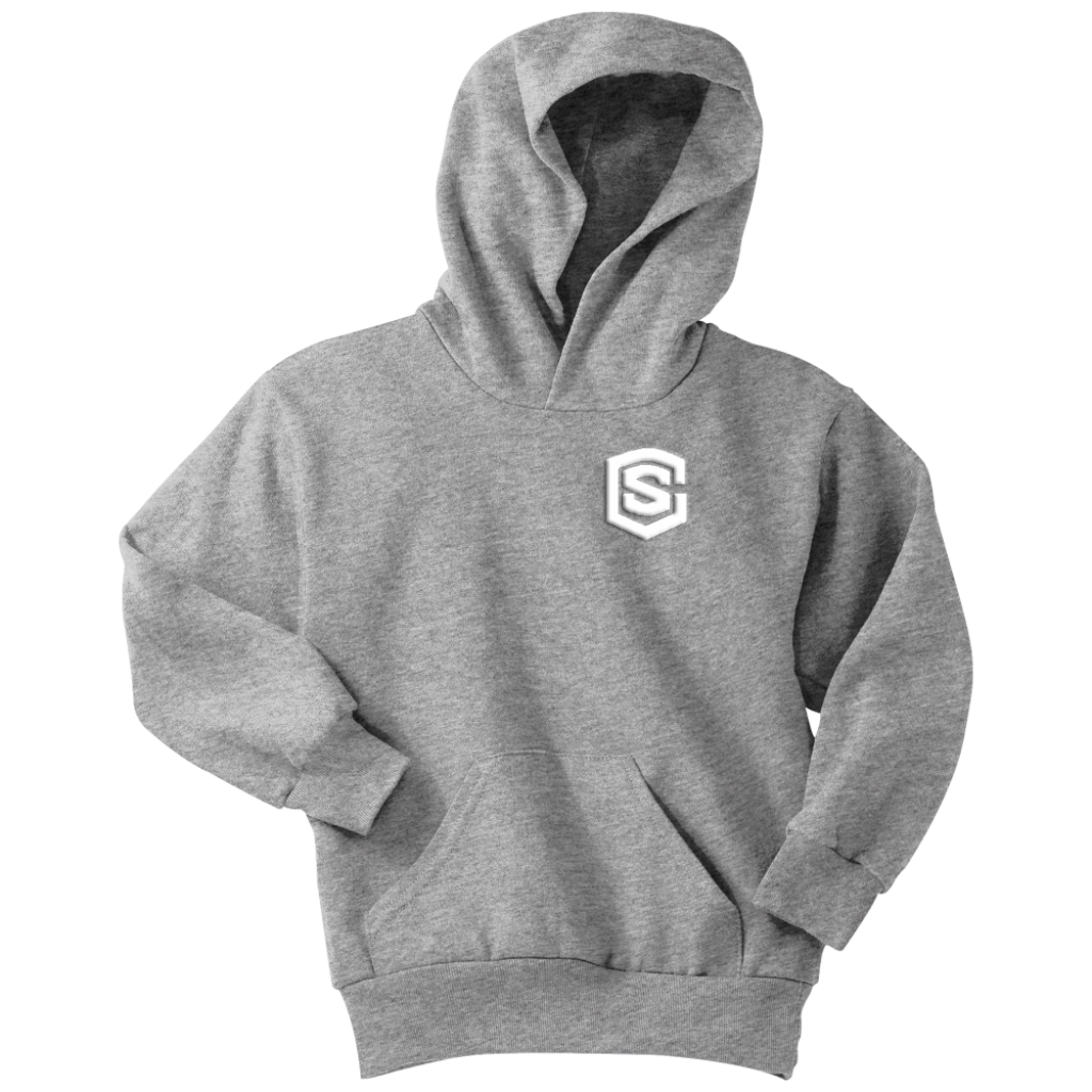 Youth Hoodie WITH WHITE LOGO