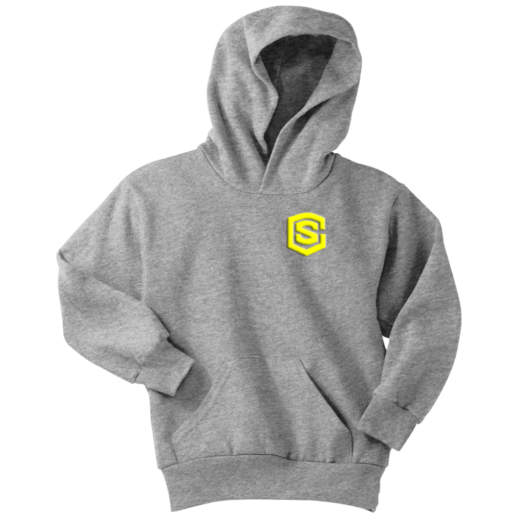 Youth Hoodie WITH YELLOW LOGO