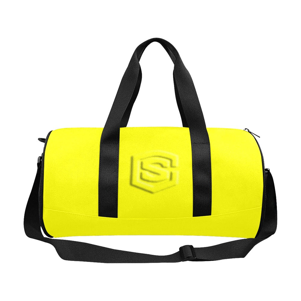 YELLOW TRAVEL BAG WITH YELLOW LOGO Travel Duffel Bags (Model 1679)