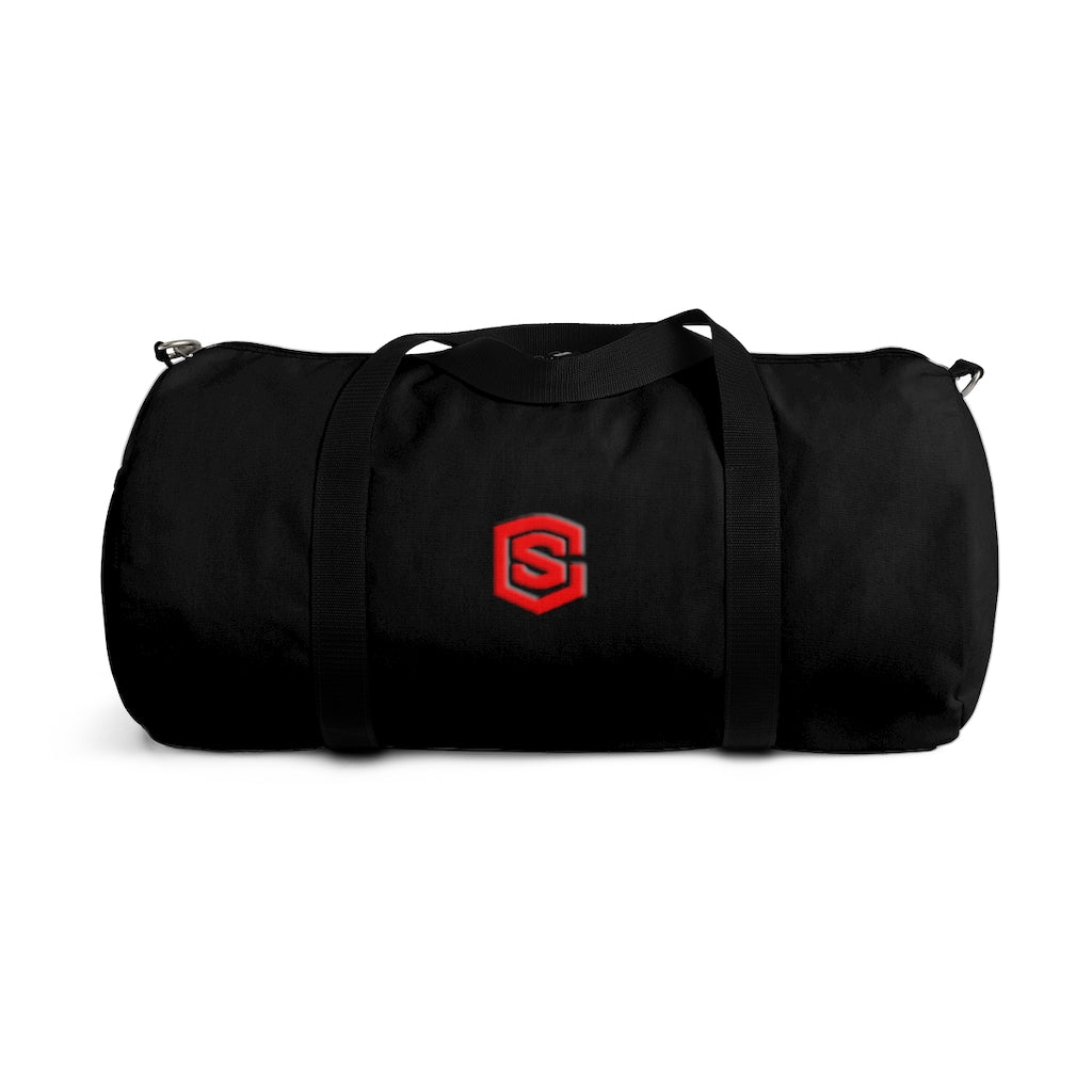 Black Duffel Bag Red Logo