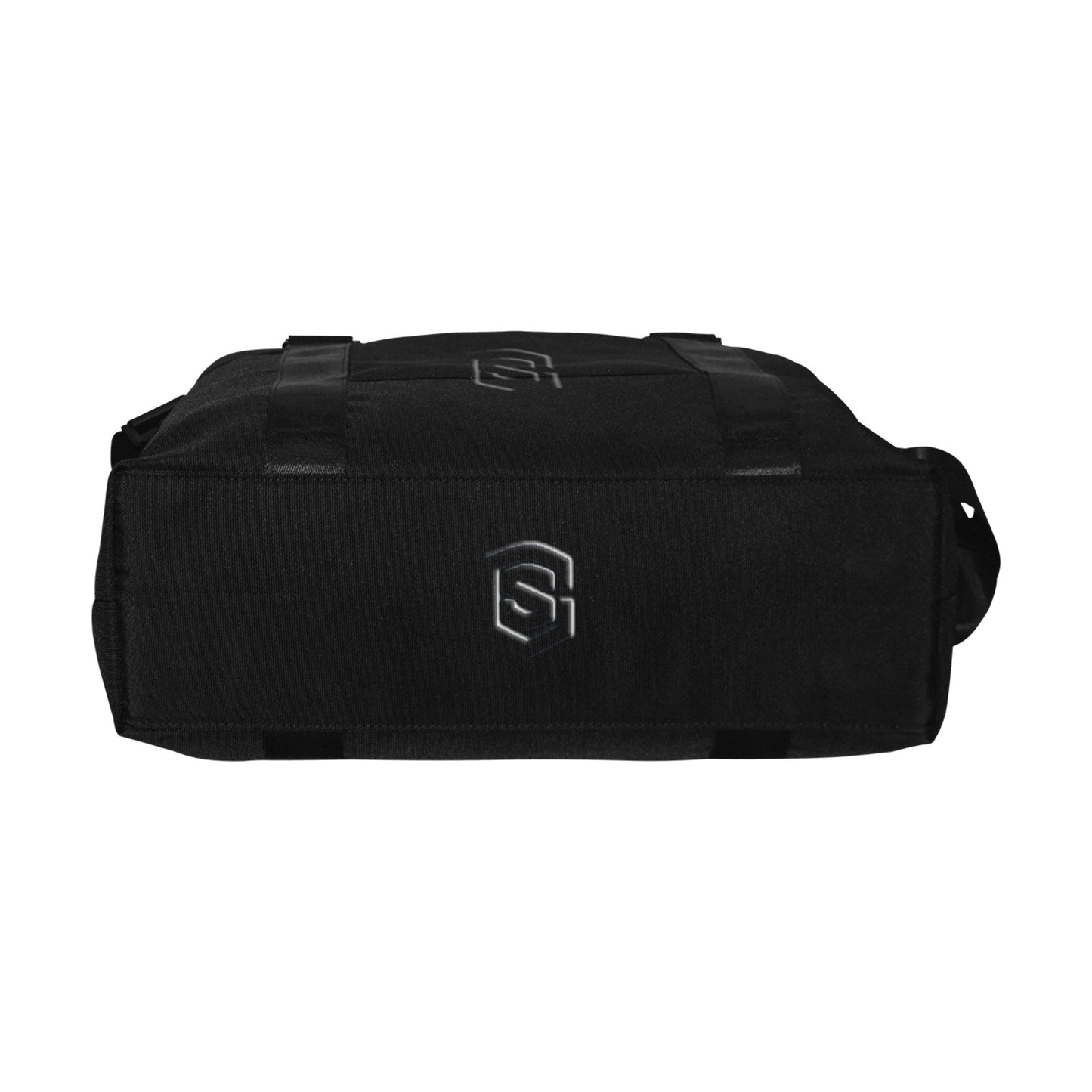 Black Large Capacity Duffle Bag With Black Logo Large Capacity Duffle Bag(Model1715)