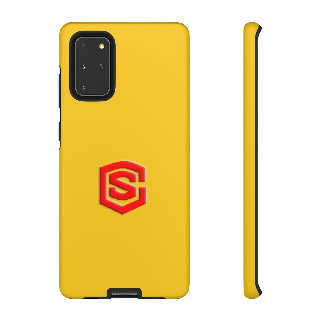 Yellow Tough Cases Red Logo