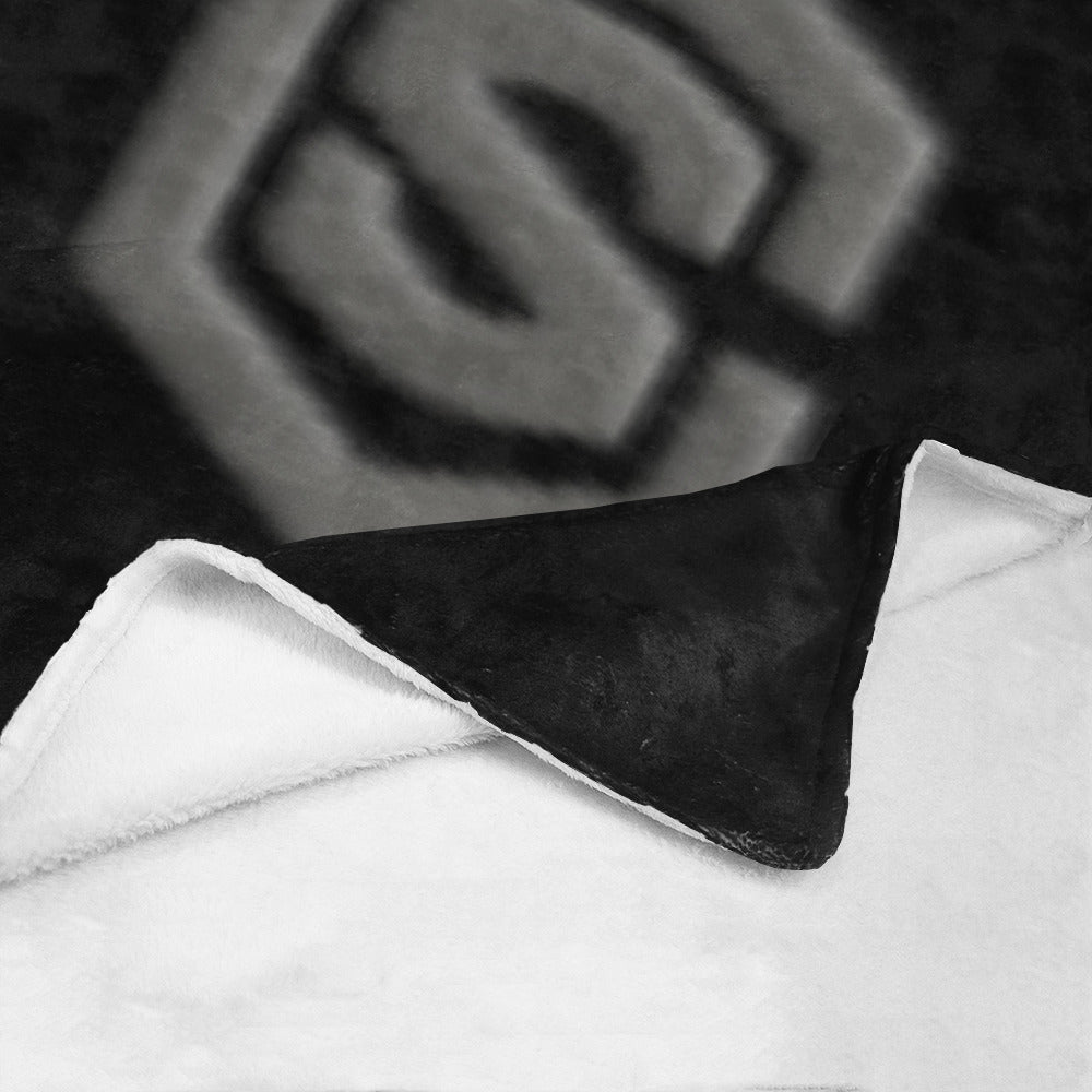 Black Ultra-Soft Micro Fleece Blanket Silver Logo Ultra-Soft Micro Fleece Blanket 30"x40"