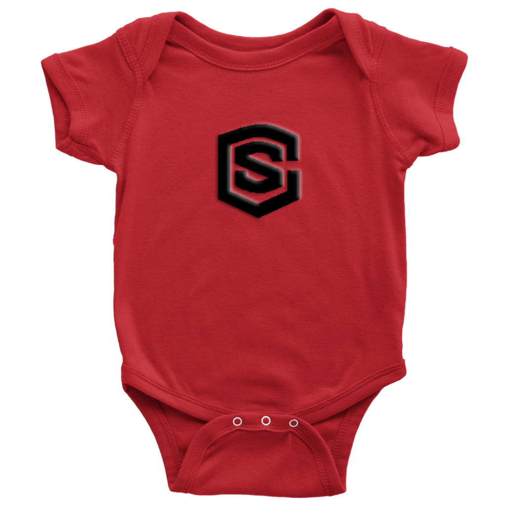 Baby Bodysuit WITH BLACK LOGO