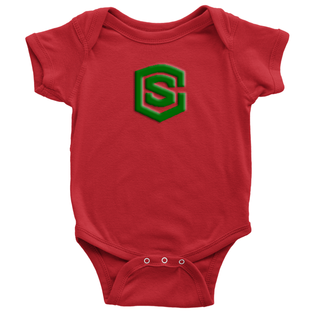 Baby Bodysuit WITH GREEN LOGO