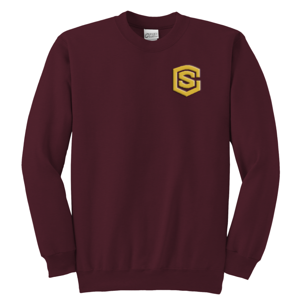 Youth Crewneck Sweatshirt WITH GOLD LOGO
