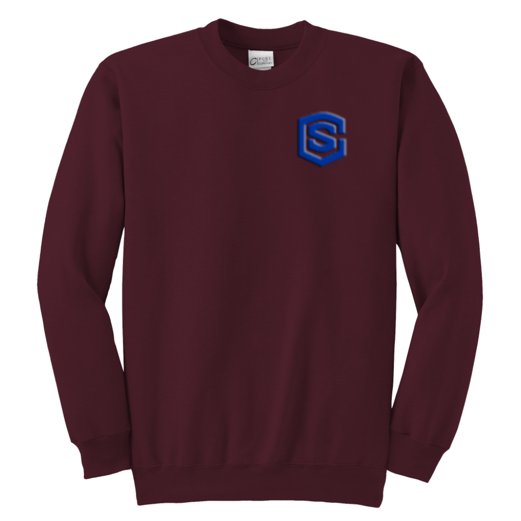 Youth Crewneck Sweatshirt WITH BLUE LOGO