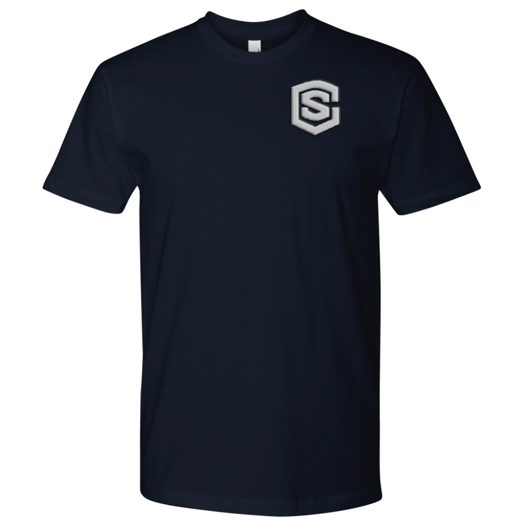 Next Level Mens Shirt WITH SILVER LOGO