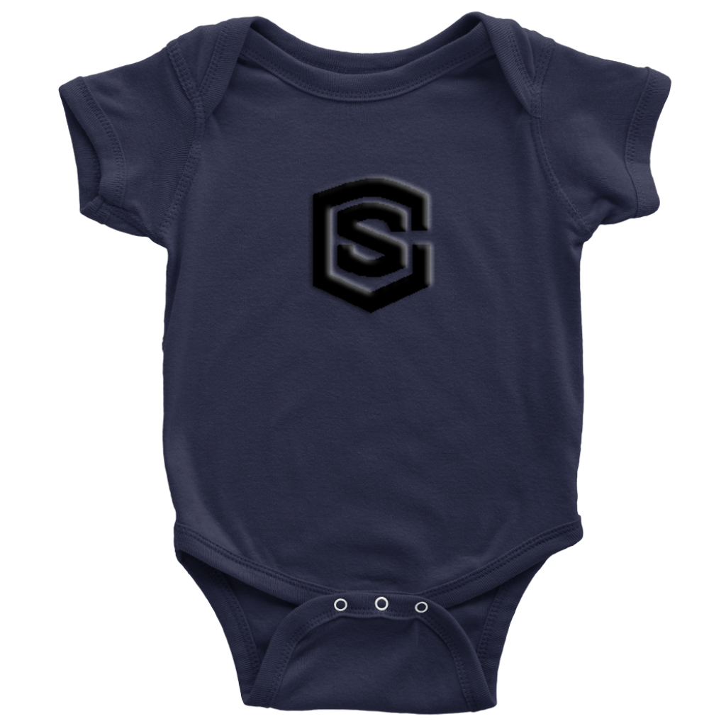 Baby Bodysuit WITH BLACK LOGO