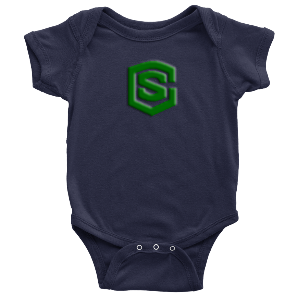 Baby Bodysuit WITH GREEN LOGO