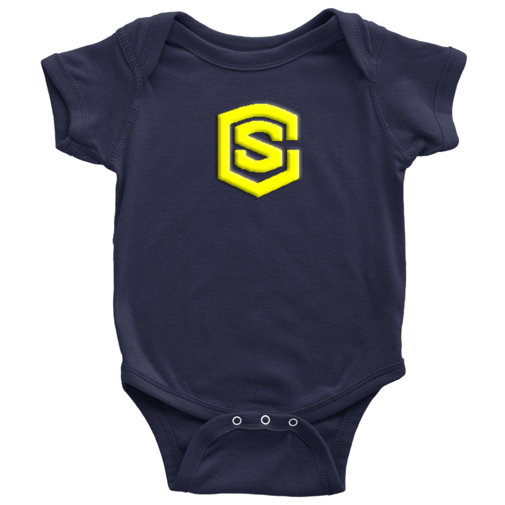 Baby Bodysuit WITH YELLOW LOGO