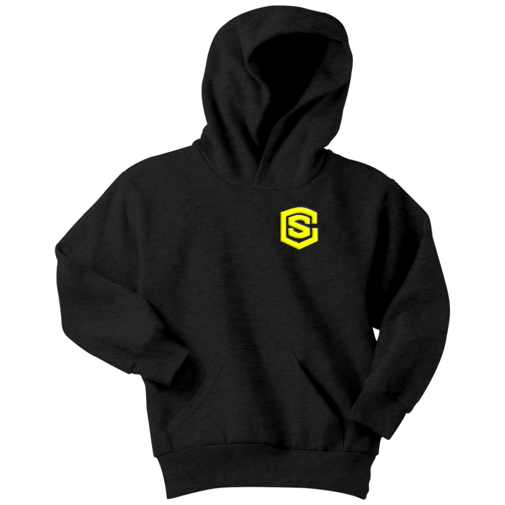 Youth Hoodie WITH YELLOW LOGO