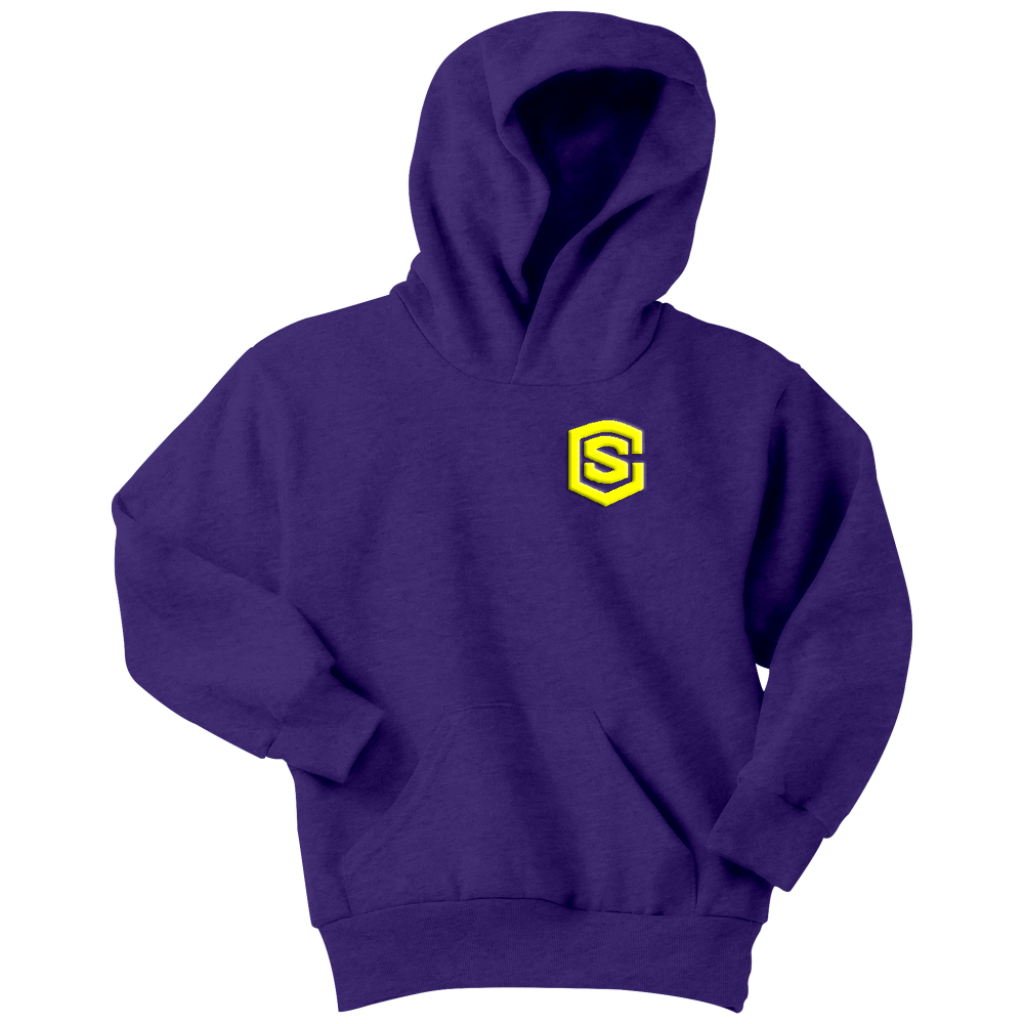 Youth Hoodie WITH YELLOW LOGO