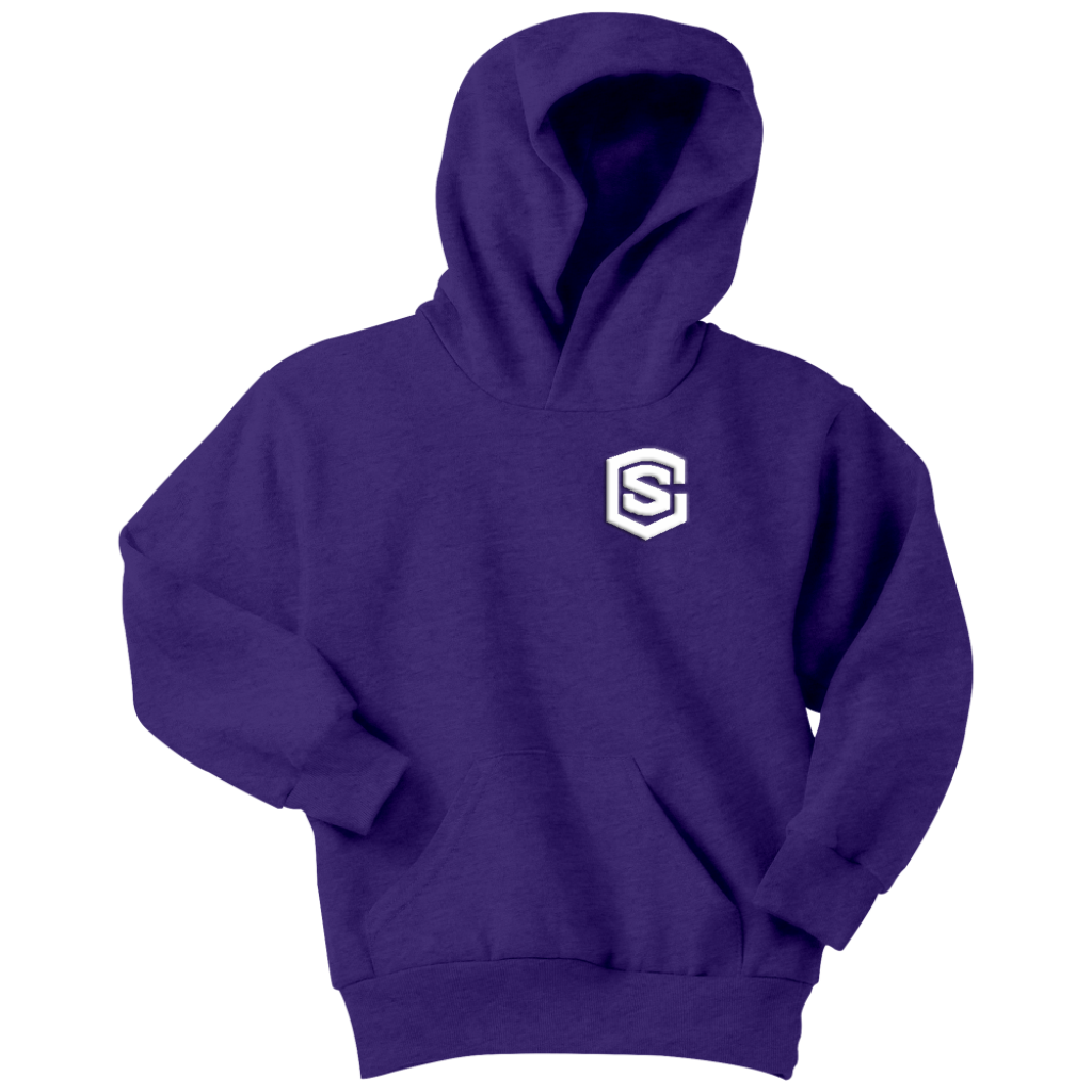 Youth Hoodie WITH WHITE LOGO