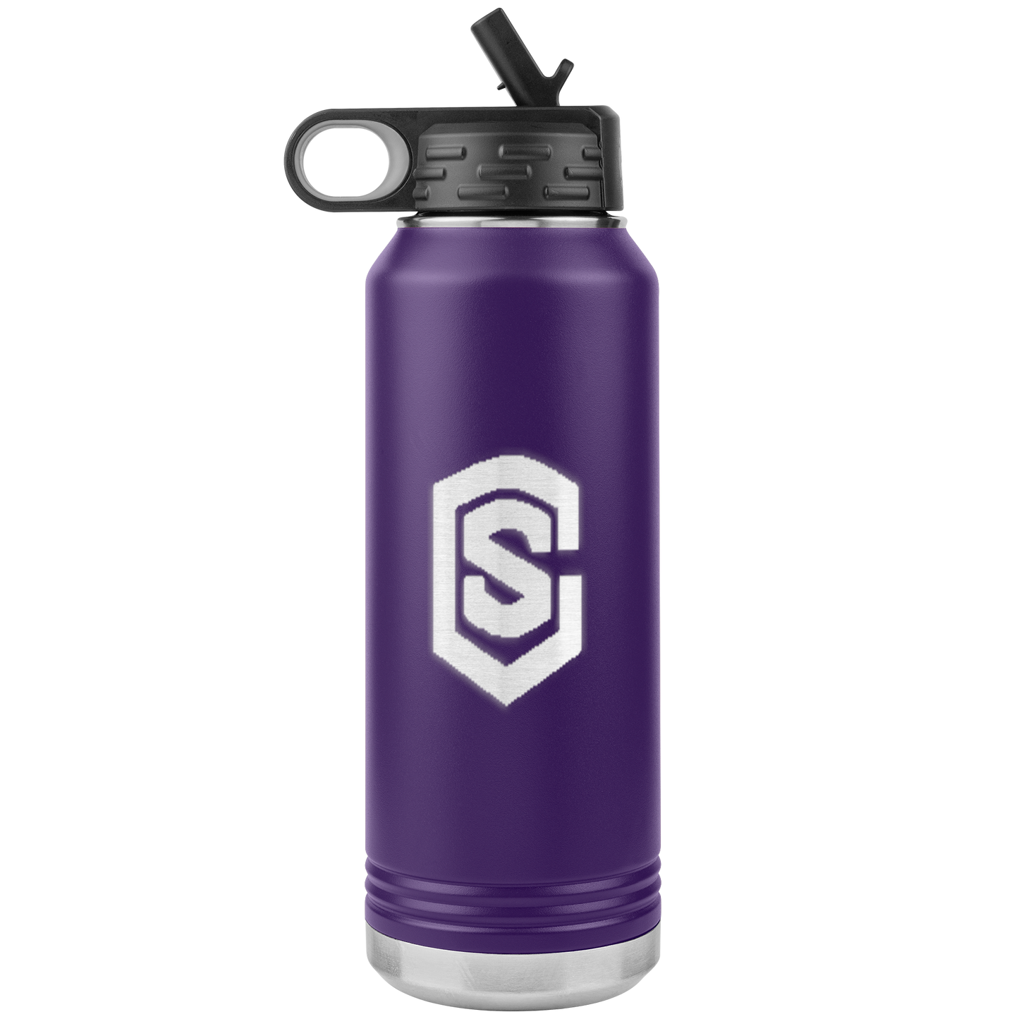 32oz Water Bottle Tumbler WITH BLUE LOGO