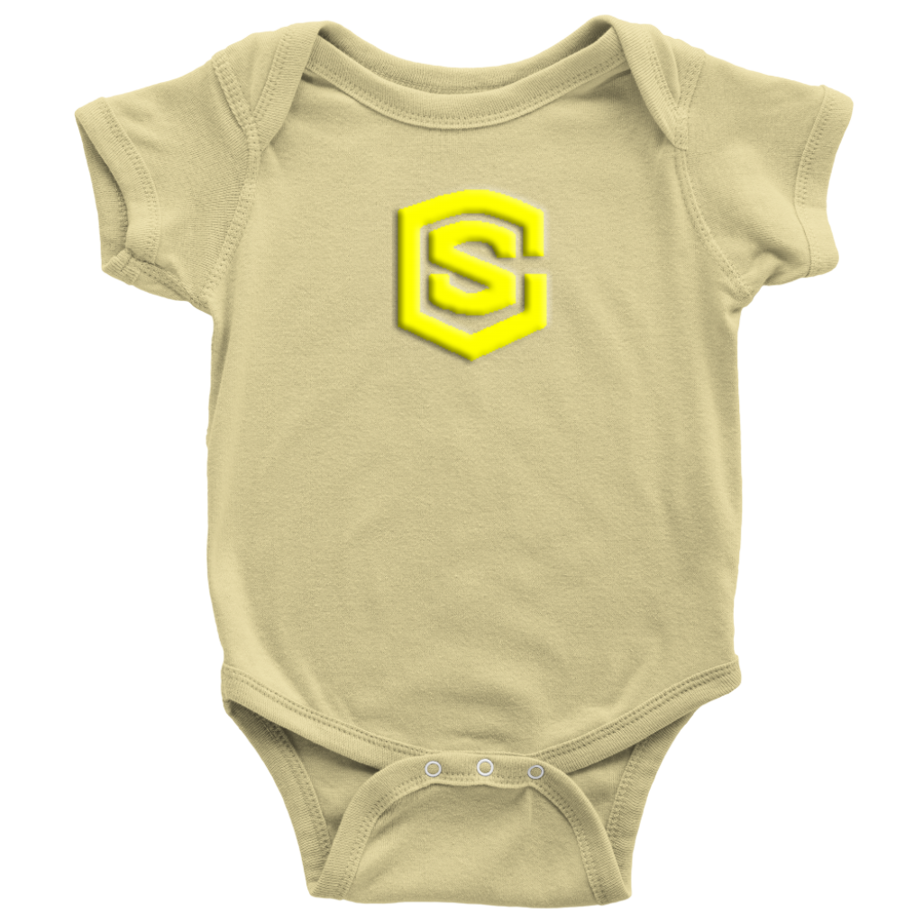 Baby Bodysuit WITH YELLOW LOGO
