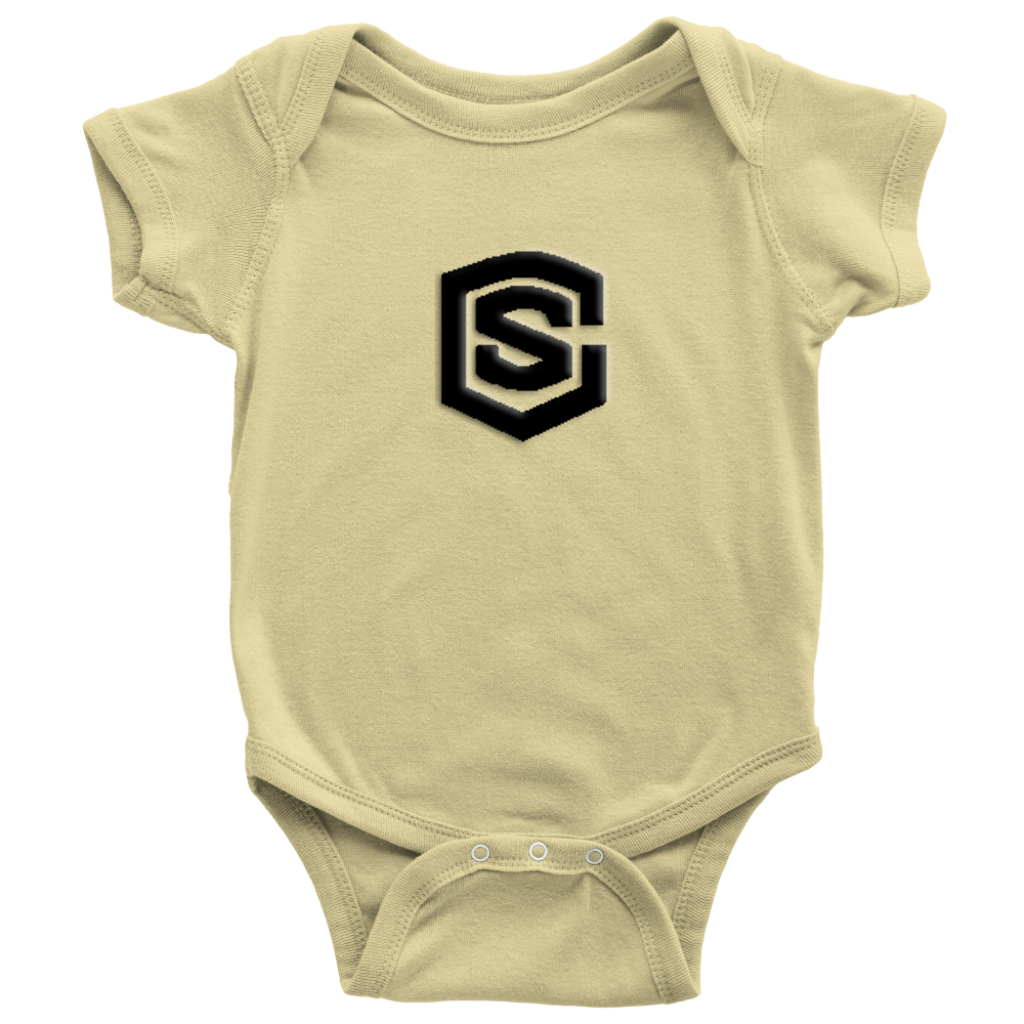 Baby Bodysuit WITH BLACK LOGO