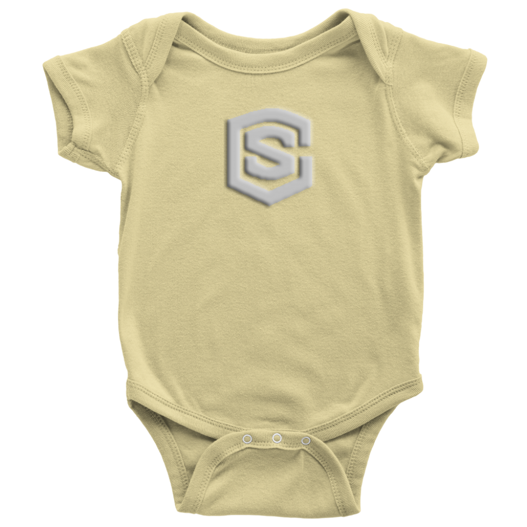 Baby Bodysuit WITH SILVER LOGO