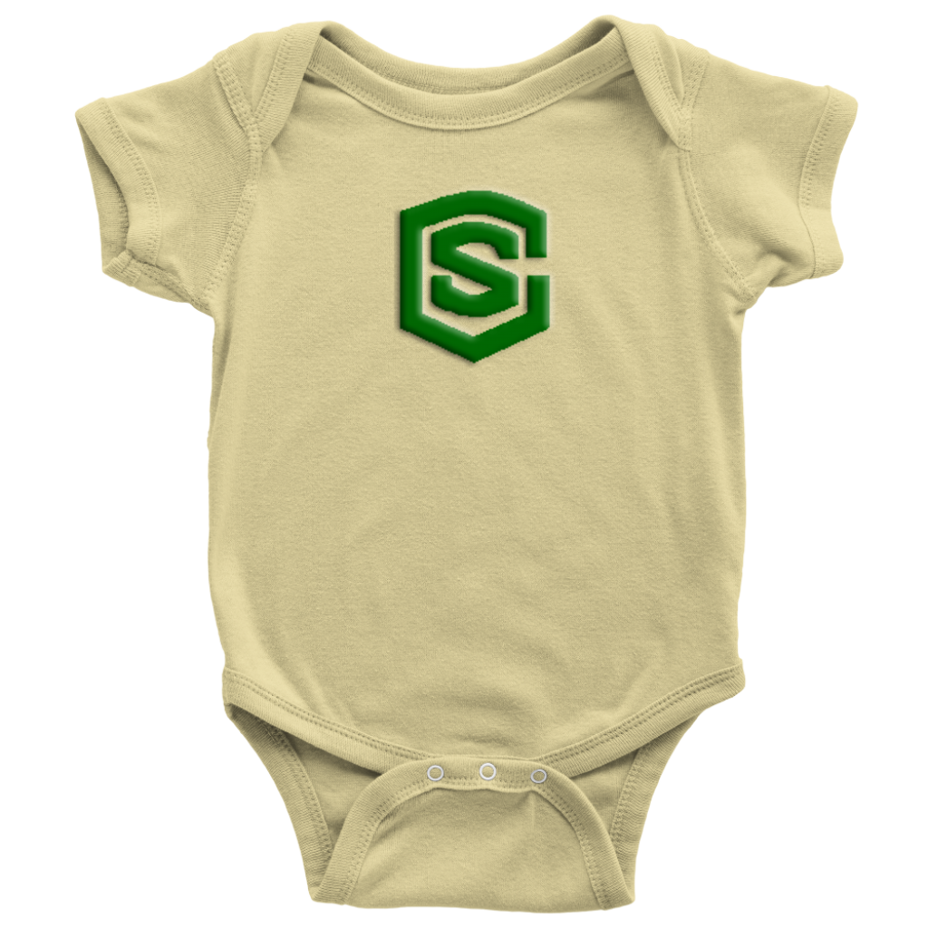 Baby Bodysuit WITH GREEN LOGO