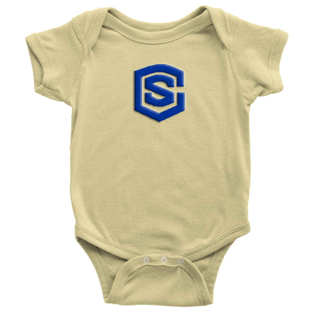 Baby Bodysuit WITH BLUE LOGO