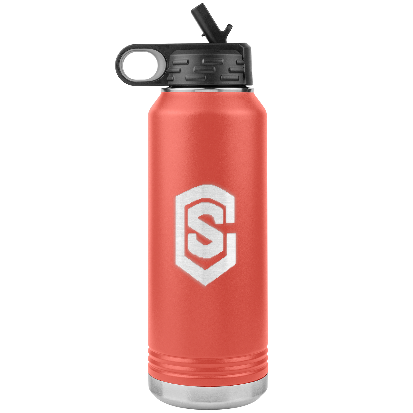 32oz Water Bottle Tumbler WITH BLUE LOGO